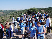 Los participante en la Ruta Iberica, 2008 en una de las rutas