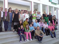 Participantes en el proyecto multilateral y autoridades