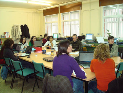 En una de los cursos de la EOI de Granada