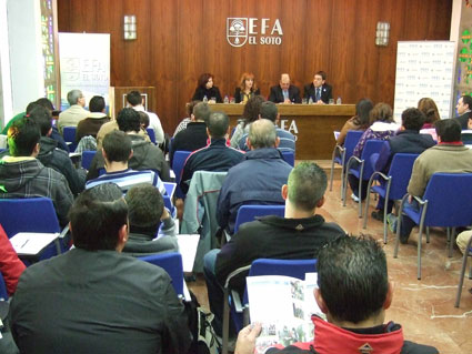 Aspecto del salon de actos de la EFA El Soto