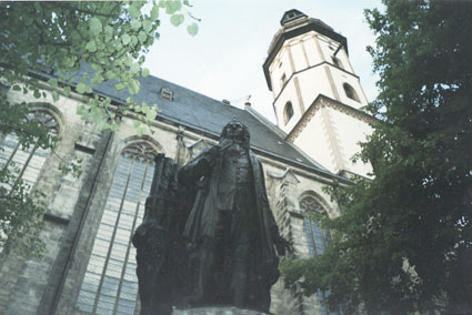 Estatua de J. S. Bach  en Leipzig