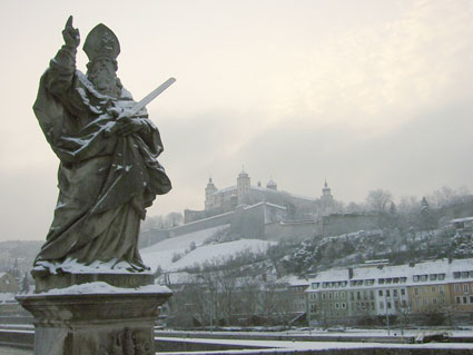 Imagen invernal de Würzburg 