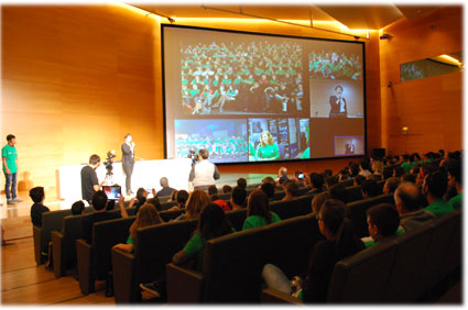 Aspecto que presentaba el auditorio del Parque de las Ciencias