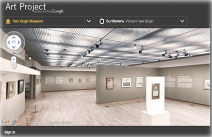 Google Art Projet posibilita el recorrido vitual por los impontantes museos del mundo