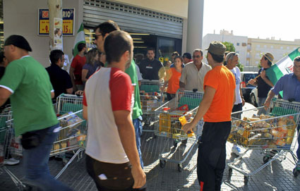 La imagen del asalto al supermercado han dado la vuelta al mundo 