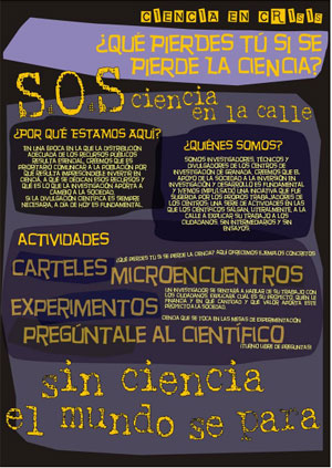 Cartel de la actividad 