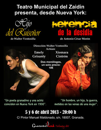 Cartel del estreno en Granada 