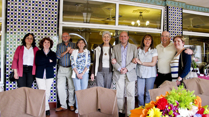 Algunos de los orientadores participantes en esta jornada de convivencia