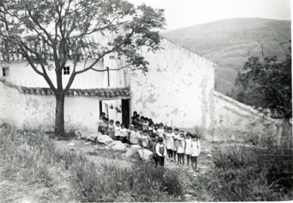 Escuela de Zagra donde ejerció Eladio Fernandez