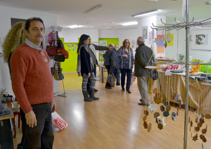 El presidente de Agrafem, Baldomero Martos, en la sede de la calle Alhamar, 33