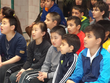 Los pequeñines del colegio San José se quedaron embobados