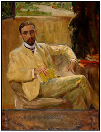 Juan Ramón Jiménez, pintado por Sorolla