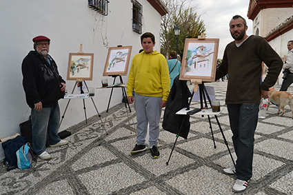 José Gerónimo, su nieto y su yerno