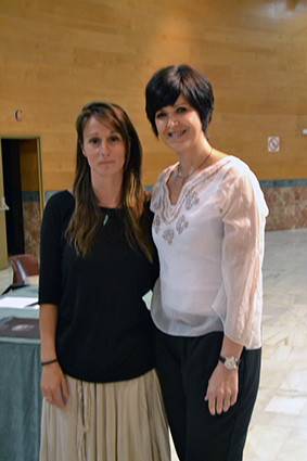 Cristina Carrascosa, directora, y Carmen García Segura, soprano/A.A. 