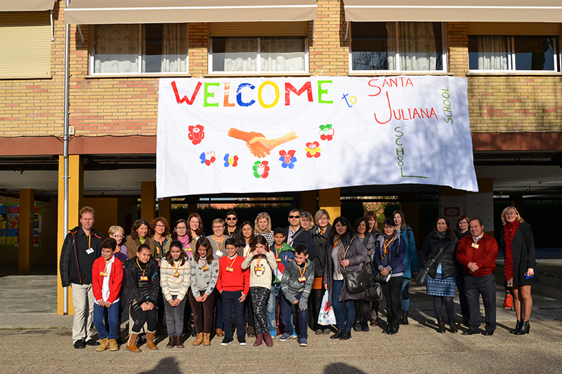 El CEIP Santa Juliana recibe a sus socios europeos de Croacia, República Checa, Hungría, Italia, Rumanía y Turquía