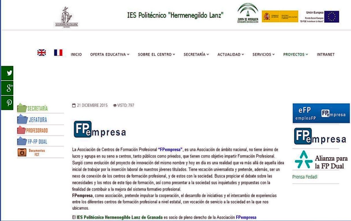 FPempresa. Asociación Nacional de Centros de Formación Profesional