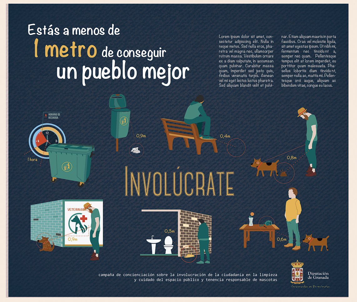 Premiada una campaña de Diputación sobre limpieza del entorno urbano y cuidado de mascotas