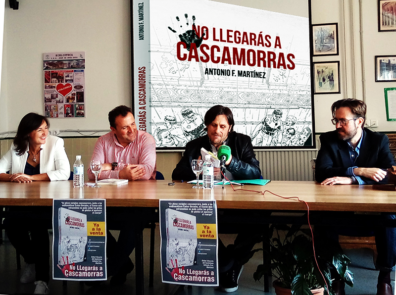 Charla literaria en torno a la novela policíaca ‘No llegarás a Cascamorras’