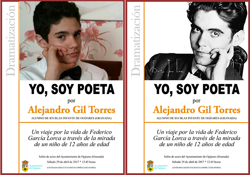 Alejandro Gil Torres representa a Federico García Lorca en ‘Yo, soy poeta’