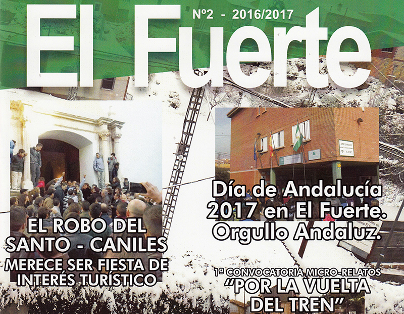 Las reivindicaciones por el ‘Robo del Santo’ y por la vuelta del tren protagonizan el último número de la revista escolar ‘El Fuerte’ de Caniles