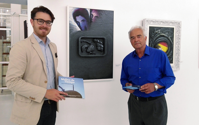 La Biblioteca de Andalucía acoge la exposición retrospectiva ‘Molino del tiempo’ del artista granadino José Salobreña