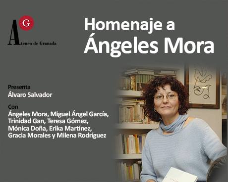 Homenaje del Ateneo de Granada a la poeta Ángeles Mora