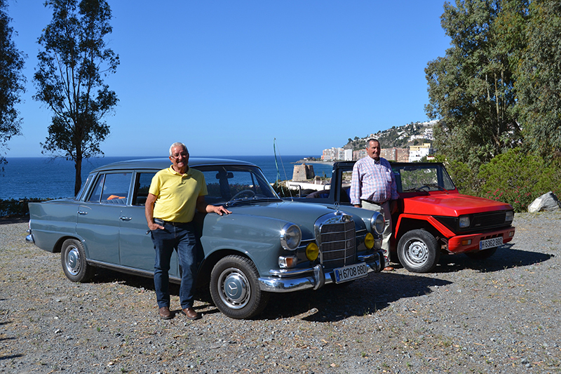 Vehículos singulares, 108: Juan Sánchez ‘Machine’ y sus Mercedes 200 de 1966 y Seat 127 Samba