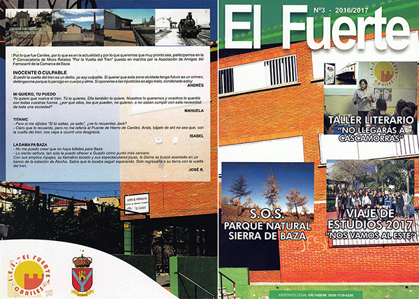 El IES El Fuerte de Caniles despide el curso con la publicación de un nuevo número de su revista