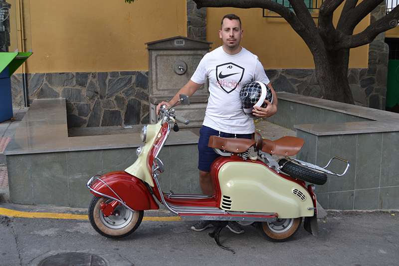 Vehículos singulares, 119: Francisco Polo Rivera y su Lambretta LD 125 de 1956