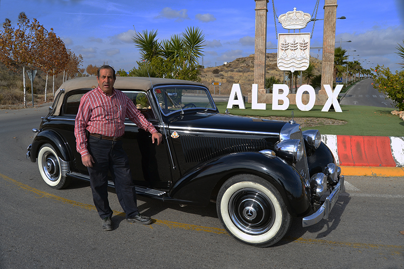 Vehículos singulares, 134: Agustín Carmona y su Mercedes 230 de 1935