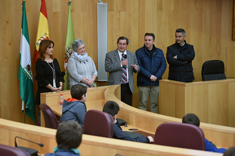 El CEIP Sierra Arana de Iznalloz visita la sede de la Diputación Provincial