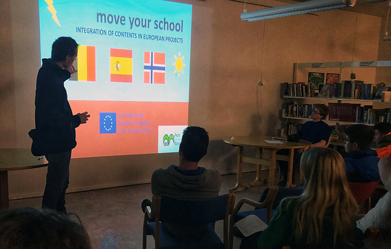 Un grupo de alumnos del  IES Pedro Jiménez Montoya visita a sus socios noruegos con los que comparten el proyecto ‘Move your school’