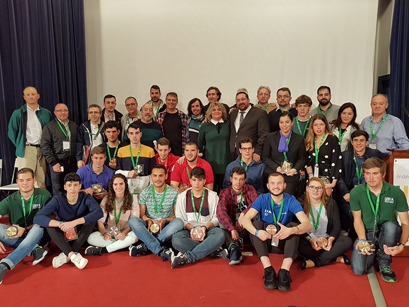 Los centros docentes de Granada consiguen 15 medallas en 13 especialidades de FP en las AndalucíaSkills 2018