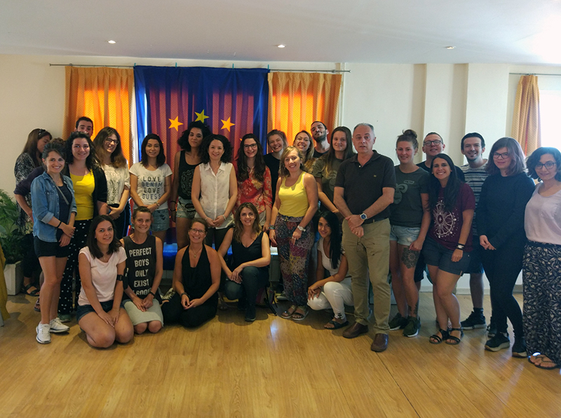 Jóvenes de diferentes países europeos se forman en Granada para realizar labores de voluntariado gracias a un Programa Erasmus +