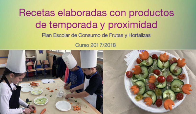 El CEIP Atalaya de Atarfe, mención de honor en el concurso del Plan Escolar de Consumo de Frutas y Hortalizas