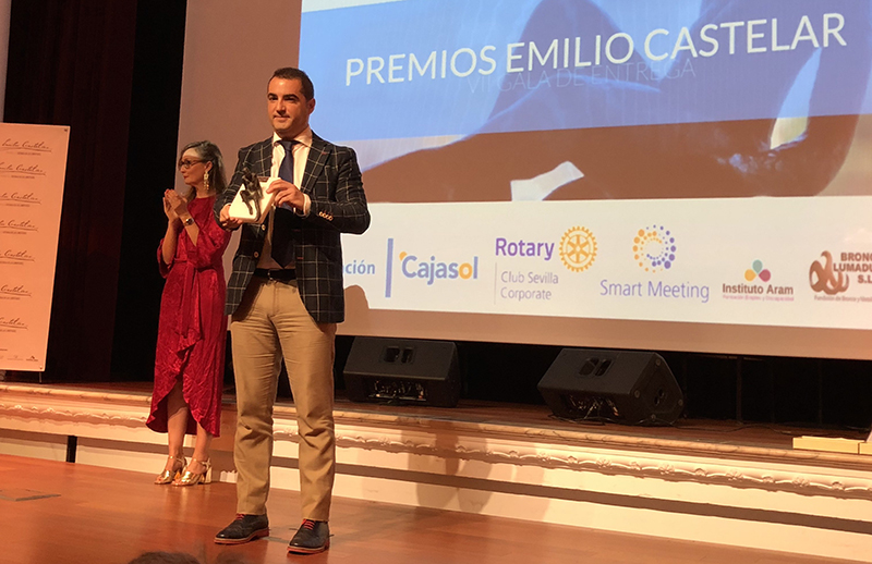 El granadino Antonio Tejada recibe el Premio Emilio Castelar a la Defensa de las Libertades y el Progreso de los Pueblos