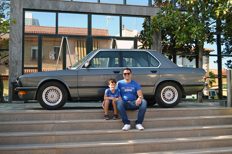 Vehículos singulares, 182: Rubén García Cubillas y su BMW E28 de 1987