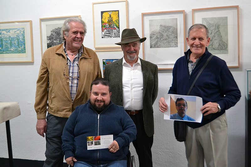 Colectiva de cuatro grabadores, «con tinta en la sangre» en Taller de Grabado La Granja