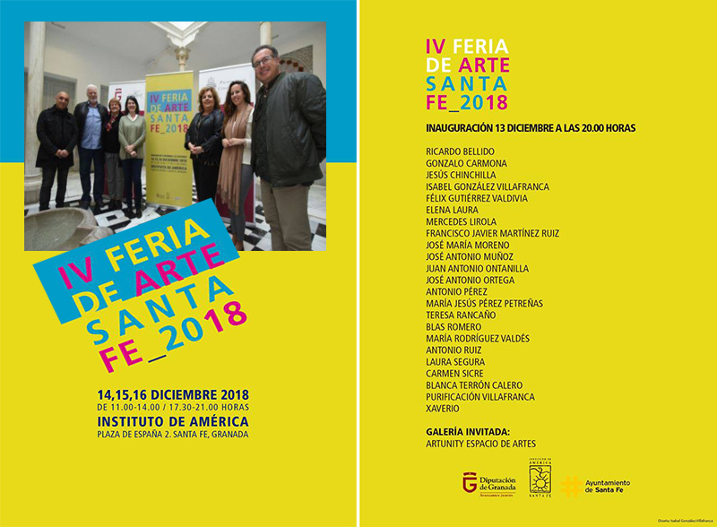 Una treintena de artistas exponen sus obras en la IV Feria del Arte de Santa Fe