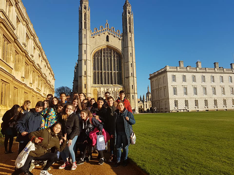 Alumnado del IES Nuestra Señora de la Cabeza de Andújar participan en un intercambio con el Instituto inglés de Chesterfield