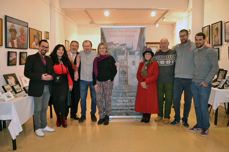 Seis artistas del Centro Artístico exponen en el Albaicín