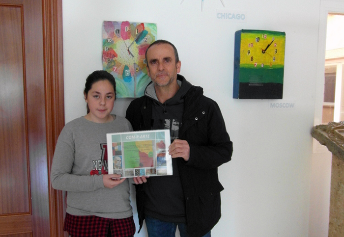 El proyecto ‘Com-p-arte’ del CEIP San Isidro llega al ayuntamiento de La Malahá y a dos bibliotecas granadinas