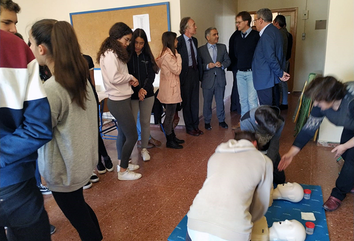 Clausuradas las actividades de formación en RCP básica del IES Miguel de Cervantes de Granada