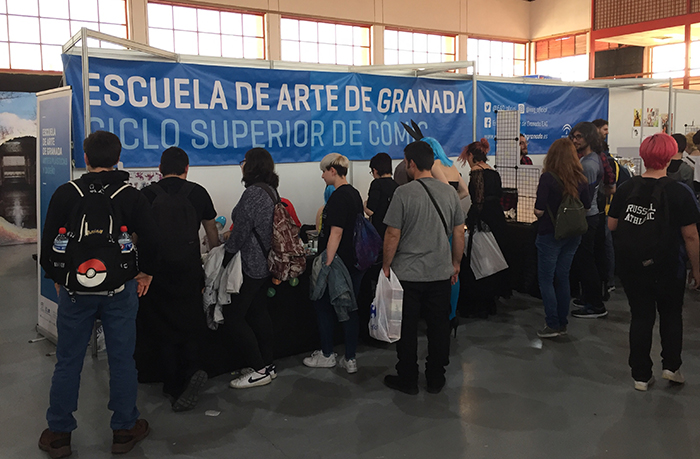 Alumnado del Ciclo Formativo de Grado Superior de Cómic de la EAG muestra sus proyectos en FicZone 2019