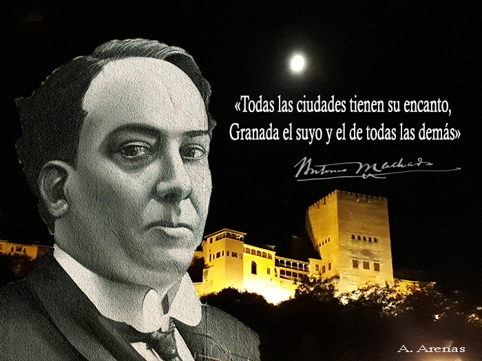 Mustapha Busfeha García: «Dijeron de Granada, IV: Antonio Machado»