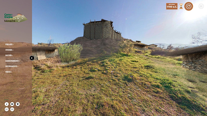 Un tour virtual en 360 grados permitirá visitar de forma virtual el yacimiento del Cerro de la Encina en Monachil