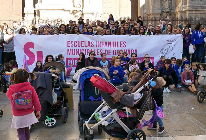 Las Escuelas Infantiles Municipales se concentran hoy ante la Delegación de Educación para reivindicar el derecho de adscripción