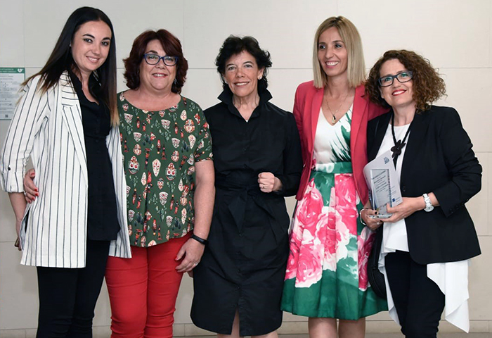 Esther González y  Mª Angustias Molina reciben  el Premio Nacional eTwinning 2019