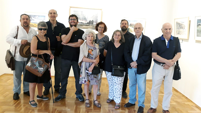 Acuarelas y fotografías para reflexionar sobre el futuro de la Vega de Granada