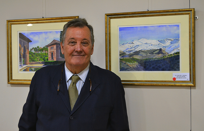 Exposición de pintura de Juan Miguel Torres Ruiz en el Colegio de Farmacéuticos de Granada